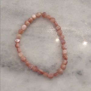 Beaded stone bracelet